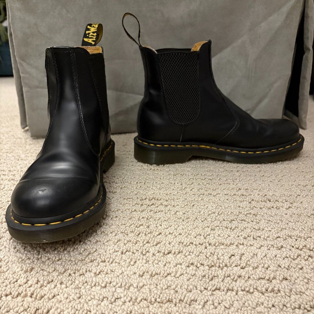 Dr. Martens Black Leather Chelsea Boots